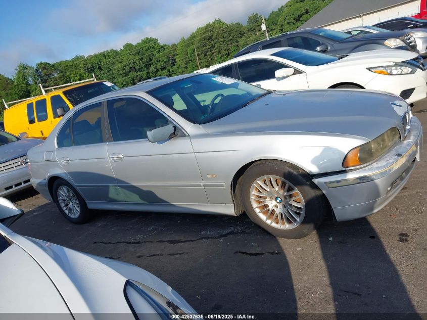 2003 BMW 530I VIN: 771996150981970 Lot: 42537635