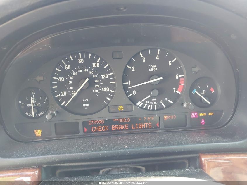 2003 BMW 530I VIN: 771996150981970 Lot: 42537635