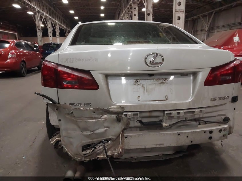 2006 Lexus Is 250 VIN: JTHBK262X62005211 Lot: 42537980