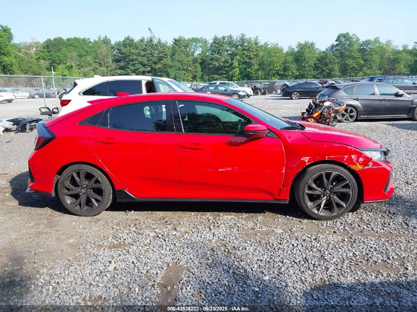 2019 Honda Civic Sport VIN: SHHFK7H4XKU412403 Lot: 42538223