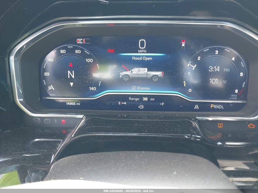 2025 CHEVROLET SILVERADO VIN: 3GCPACEDXSG127538
