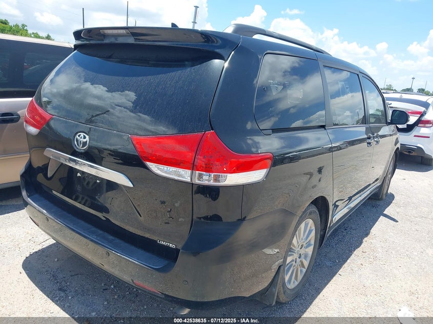 2014 TOYOTA SIENNA LIMITED V6 7 PASSENGER/XLE V6 7 PASSENGER AUTO ACCESS SEAT/XLE V6 8 PASSENGER - 5TDYK3DC3ES526954