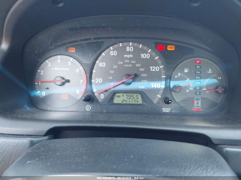 2002 Honda Accord 3.0 Ex VIN: 1HGCG22582A024834 Lot: 42540079