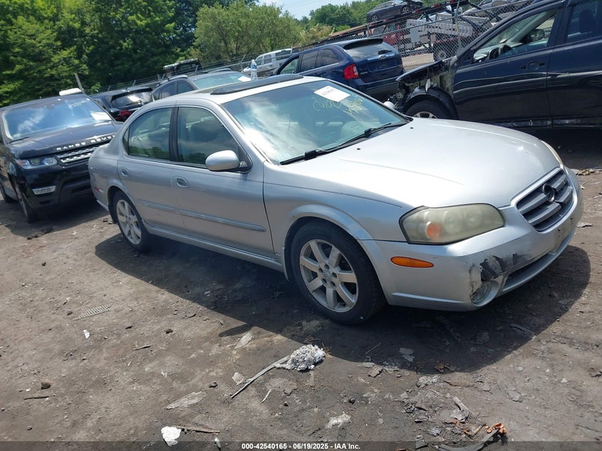 2003 Nissan Maxima Gle grey sedan gasoline JN1DA31A13T440404 photo #1
