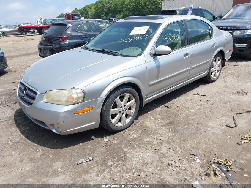 2003 Nissan Maxima Gle grey sedan gasoline JN1DA31A13T440404 photo #3