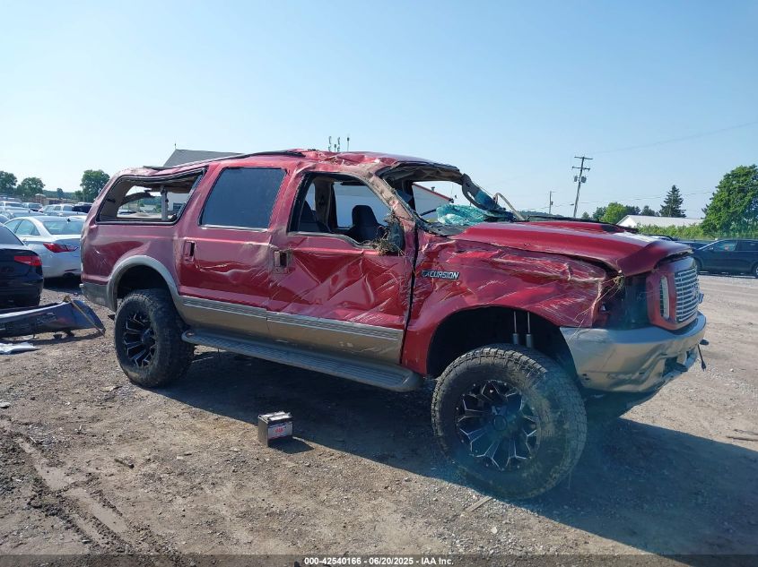 2003 Ford Excursion Eddie Bauer VIN: 1FMSU45FX3EA28649 Lot: 42540166