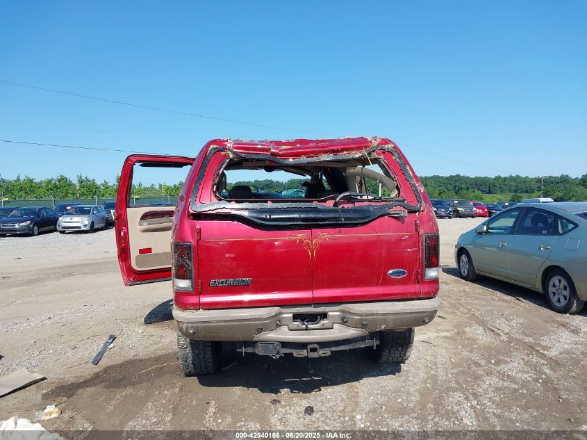 2003 Ford Excursion Eddie Bauer VIN: 1FMSU45FX3EA28649 Lot: 42540166