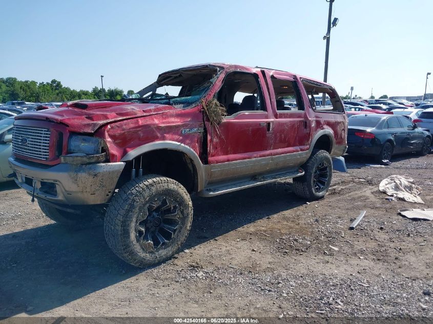 2003 Ford Excursion Eddie Bauer VIN: 1FMSU45FX3EA28649 Lot: 42540166