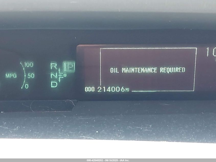 2010 Toyota Prius Ii VIN: JTDKN3DU8A0143028 Lot: 42540202