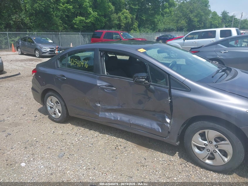 2014 HONDA CIVIC VIN: 19XFB2F5XEE020743