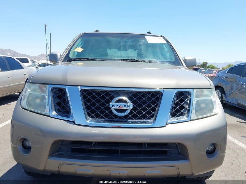 2008 NISSAN PATHFINDER VIN: 5N1AR18U98C621461