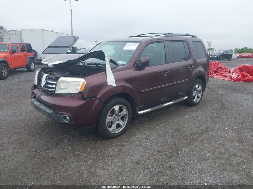 2013 Honda Pilot Ex-L 5FNYF4H57DB066917 photo 1