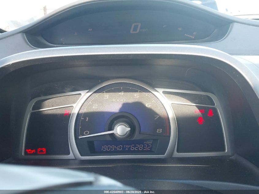 2008 Honda Civic Ex VIN: 1HGFA15898L049561 Lot: 42540903