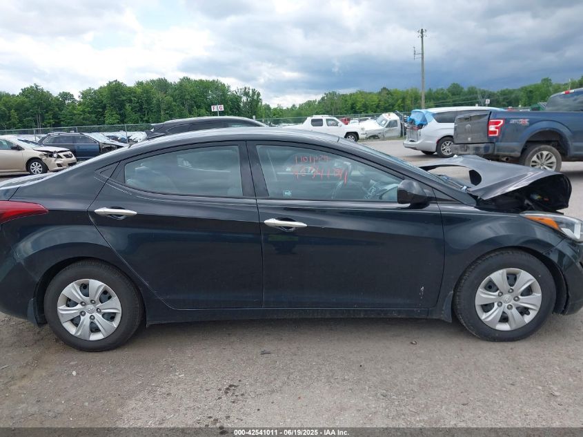 2016 Hyundai Elantra Se VIN: 5NPDH4AE6GH680611 Lot: 42541011