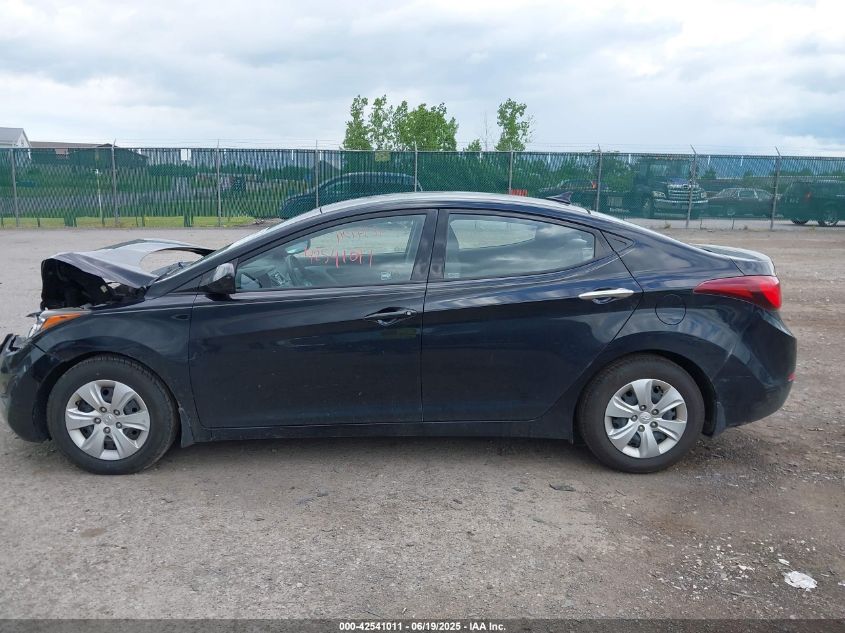 2016 Hyundai Elantra Se VIN: 5NPDH4AE6GH680611 Lot: 42541011
