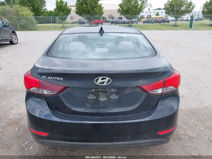 2016 Hyundai Elantra Se VIN: 5NPDH4AE6GH680611 Lot: 42541011