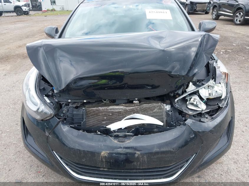 2016 Hyundai Elantra Se VIN: 5NPDH4AE6GH680611 Lot: 42541011