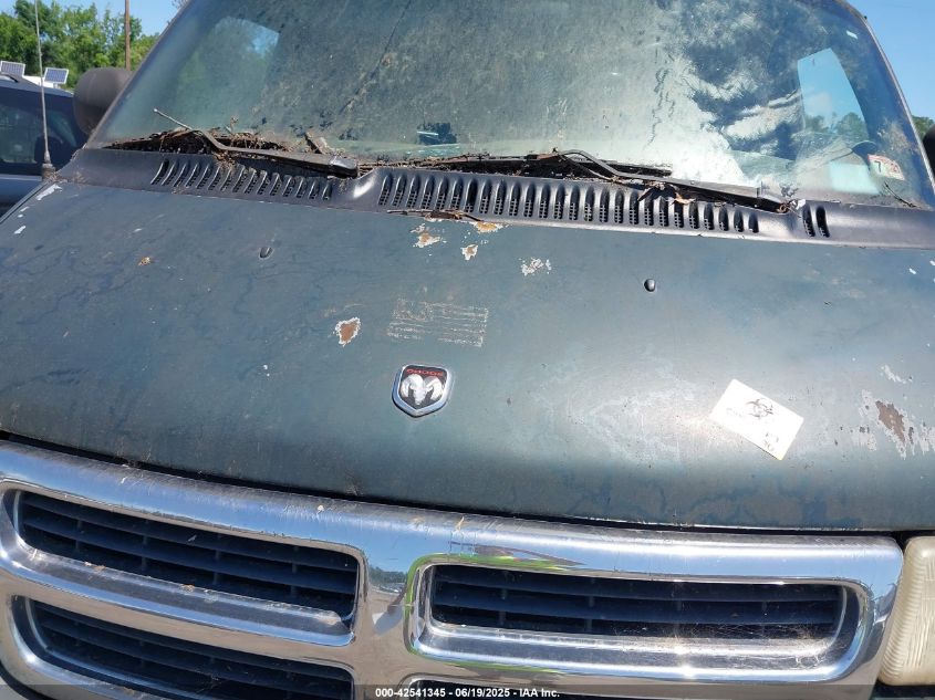 2000 Dodge Ram Wagon 2500 VIN: 2B5WB25ZXYK130345 Lot: 42541345