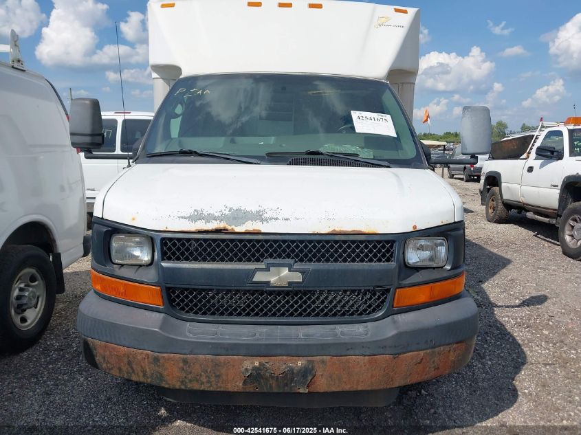 2008 Chevrolet Express Cutaway Work Van VIN: 1GBJG31K381104350 Lot: 42541675