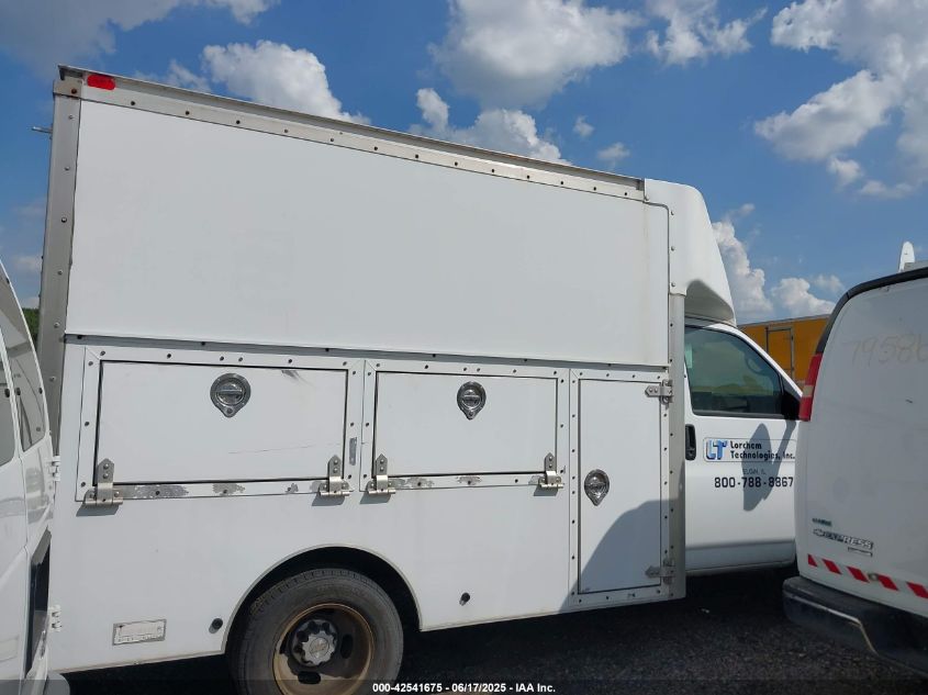 2008 Chevrolet Express Cutaway Work Van VIN: 1GBJG31K381104350 Lot: 42541675