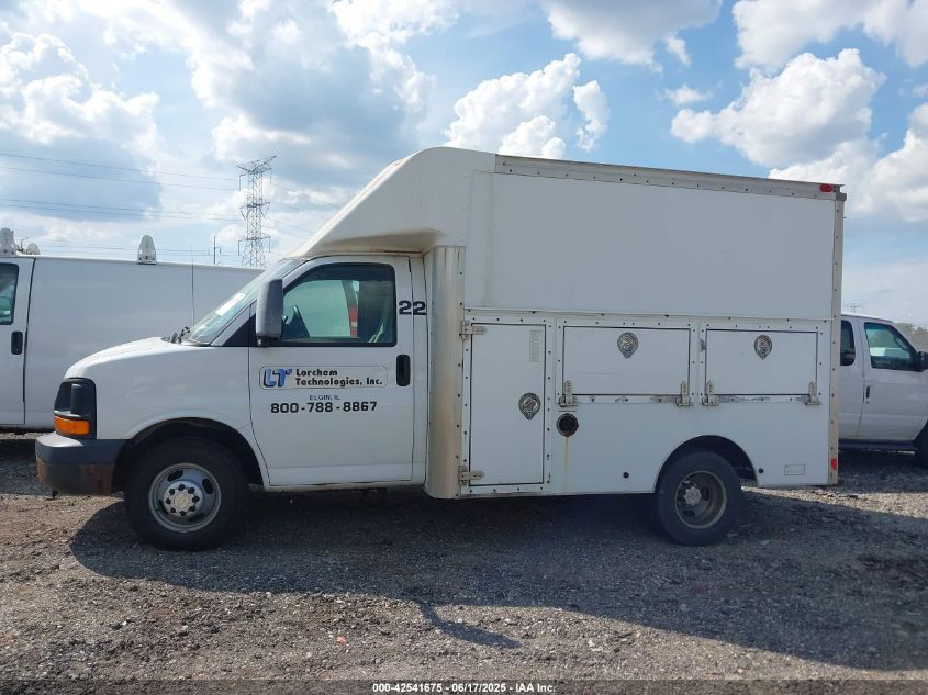 2008 Chevrolet Express Cutaway Work Van VIN: 1GBJG31K381104350 Lot: 42541675