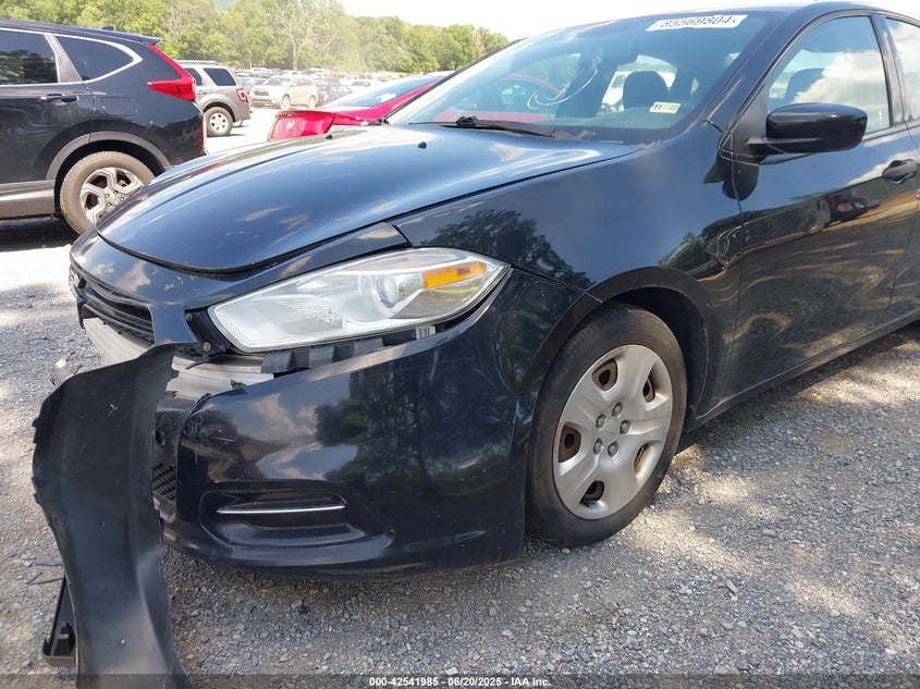 2013 Dodge Dart Se VIN: 1C3CDFAA8DD287361 Lot: 42541985