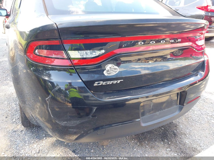 2013 Dodge Dart Se VIN: 1C3CDFAA8DD287361 Lot: 42541985