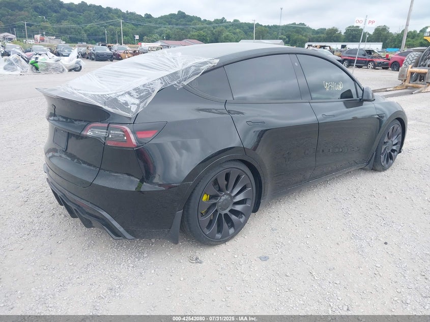 Vin: 5yjygdee2lf032643, lot: 43034910, tesla model y long range dual motor all-wheel drive 20204