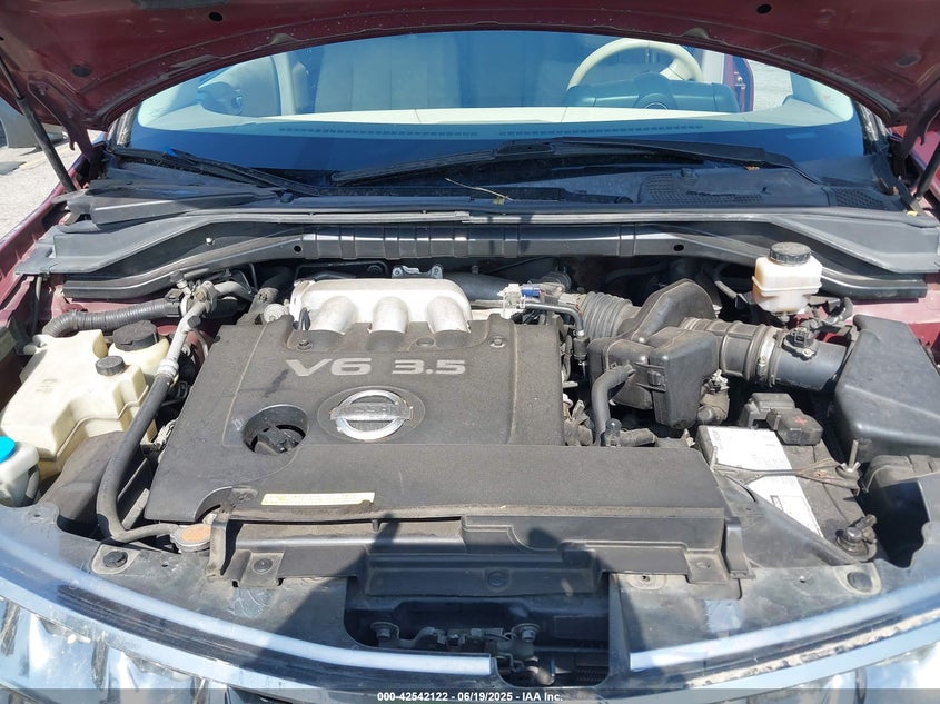 2007 Nissan Murano S VIN: JN8AZ08W47W612443 Lot: 42542122