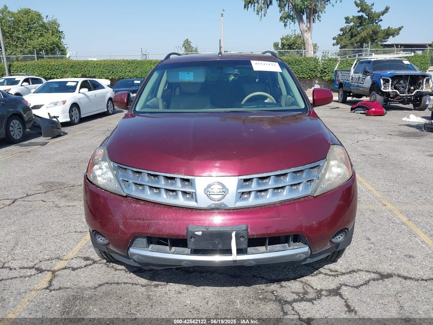 2007 Nissan Murano S VIN: JN8AZ08W47W612443 Lot: 42542122