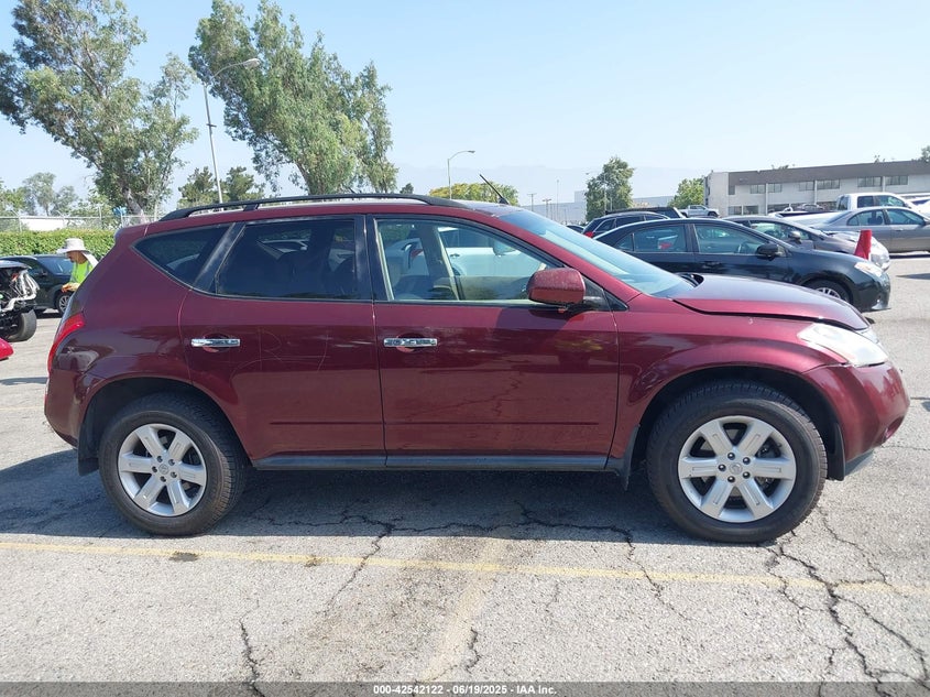 2007 Nissan Murano S VIN: JN8AZ08W47W612443 Lot: 42542122