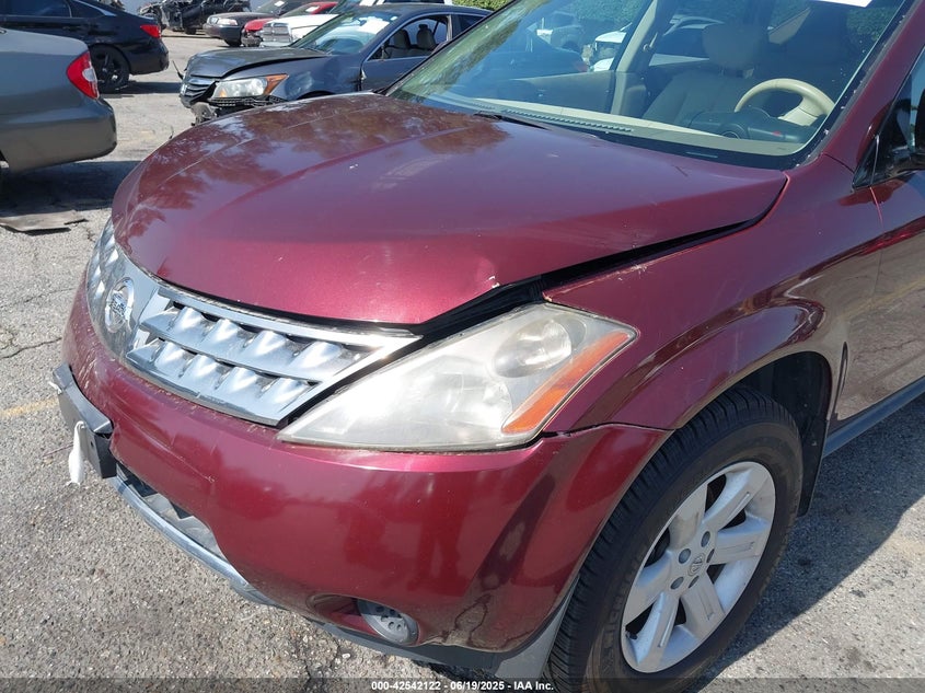 2007 Nissan Murano S VIN: JN8AZ08W47W612443 Lot: 42542122