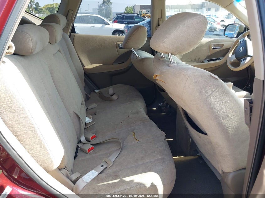 2007 Nissan Murano S VIN: JN8AZ08W47W612443 Lot: 42542122