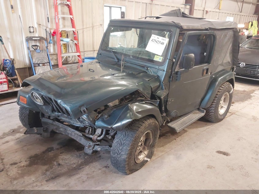 2003 Jeep Wrangler Sahara grey other gasoline 1J4FA59S73P307373 photo #3