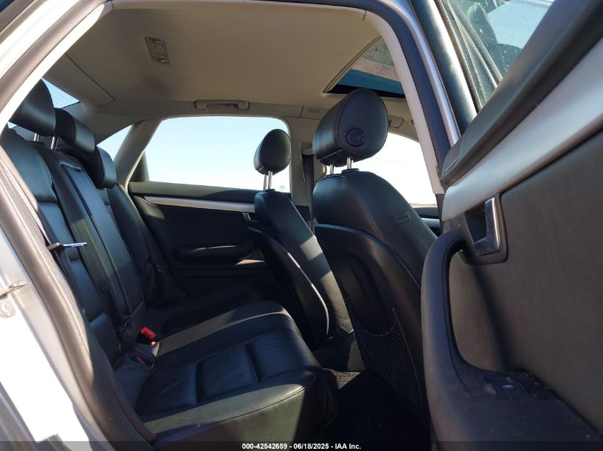 2008 Audi A4 2.0T/2.0T Special Edition VIN: WAUDF78EX8A140522 Lot: 42542659