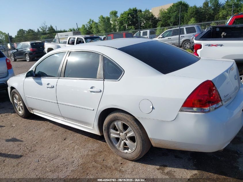 2012 Chevrolet Impala Ls VIN: 2G1WF5E37C1247316 Lot: 42542763