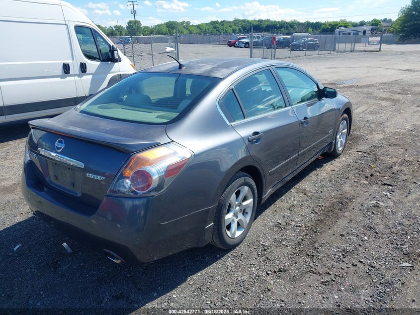 2008 NISSAN ALTIMA HYBRID VIN: 1N4CL21E68C242141