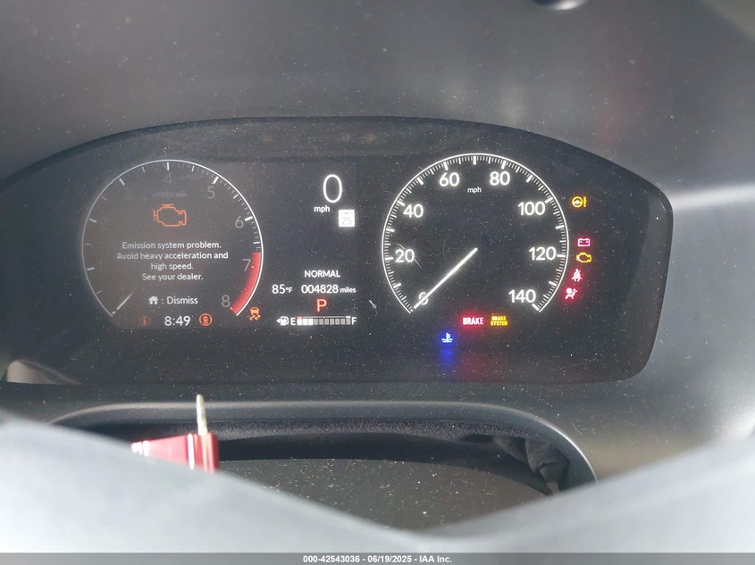 2025 Honda Hr-V VIN: 3CZRZ1H33SN731694 Lot: 42543036