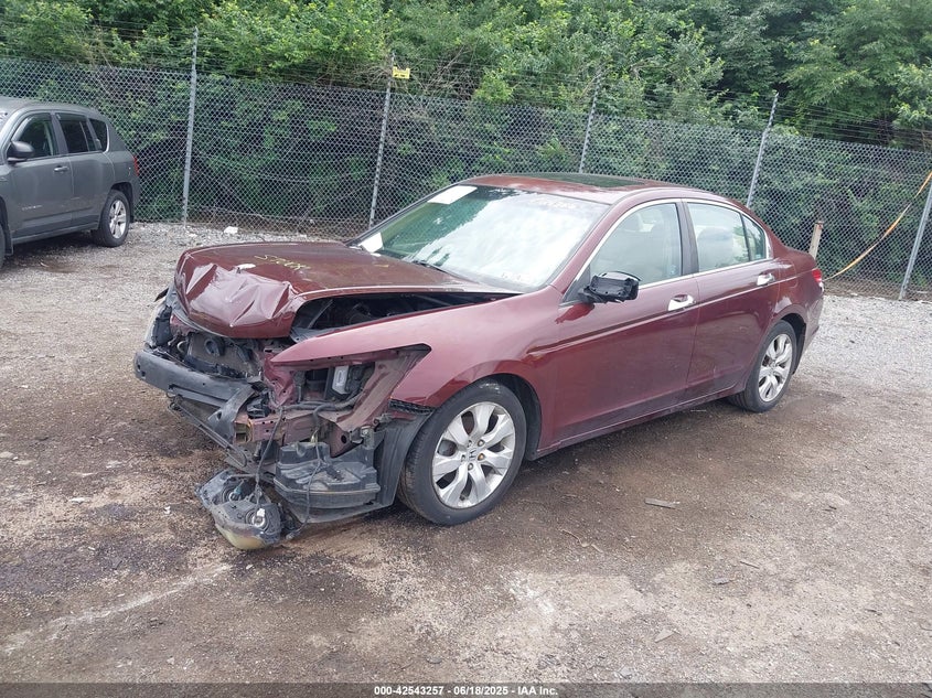 2008 Honda Accord 3.5 Ex-L brown sedan gasoline 1HGCP368X8A024336 photo #3