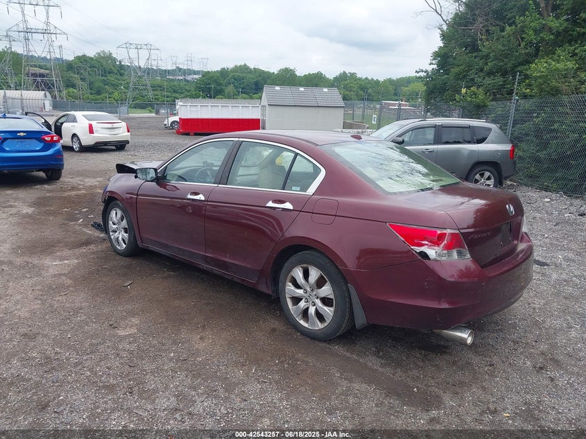 2008 Honda Accord 3.5 Ex-L brown sedan gasoline 1HGCP368X8A024336 photo #4