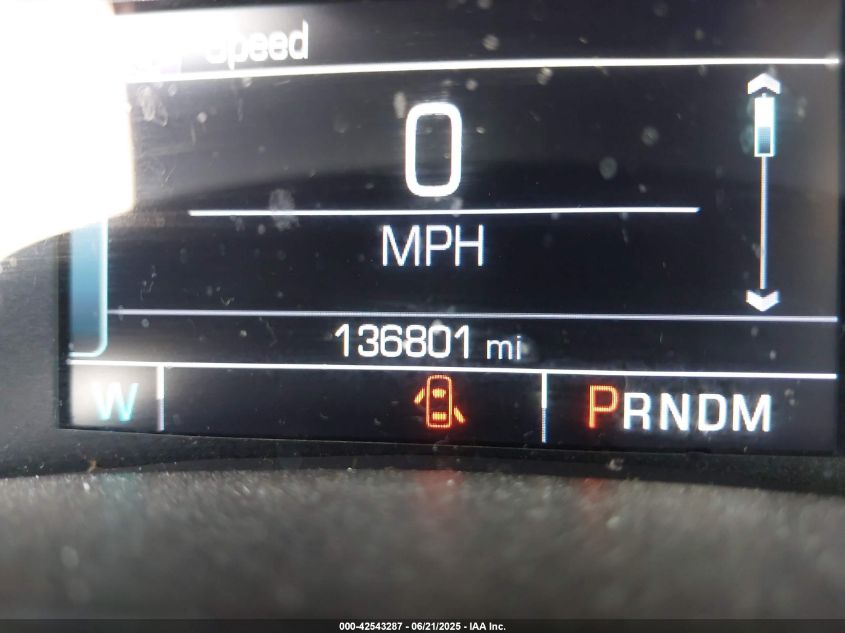 2016 Chevrolet Impala 2Lz VIN: 2G1145S37G9187047 Lot: 42543287