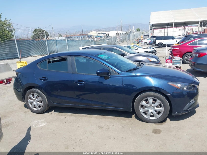 2015 MAZDA MAZDA3 I SPORT - 3MZBM1U70FM130485