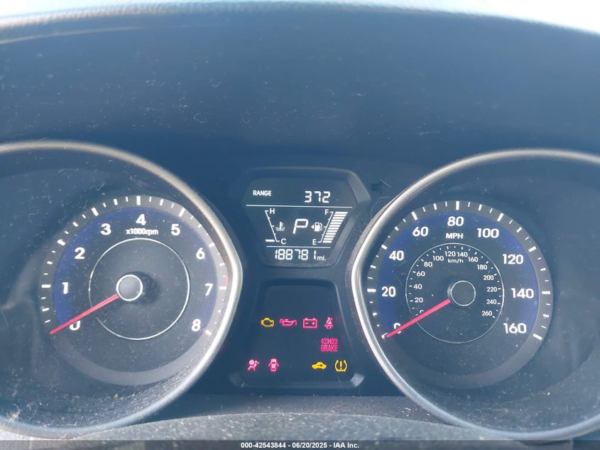 2014 Hyundai Elantra Limited VIN: 5NPDH4AE2EH488812 Lot: 42543844