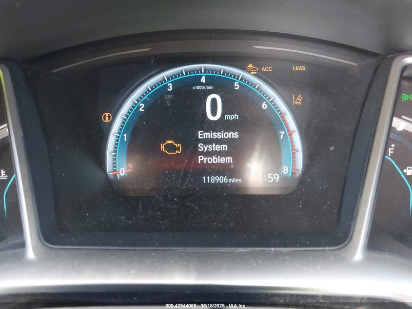 2017 HONDA CIVIC VIN: 19XFC1F90HE208265
