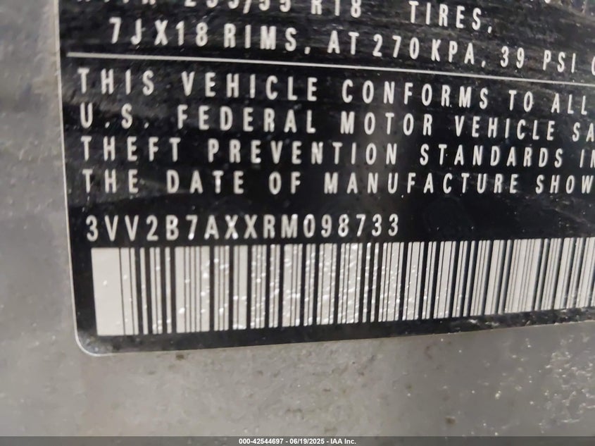 2024 VOLKSWAGEN TIGUAN 2.0T SE/2.0T WOLFSBURG EDITION - 3VV2B7AXXRM098733