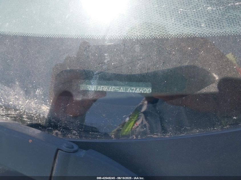 2010 Nissan Sentra 2.0S VIN: 3N1AB6AP5AL674620 Lot: 42545245