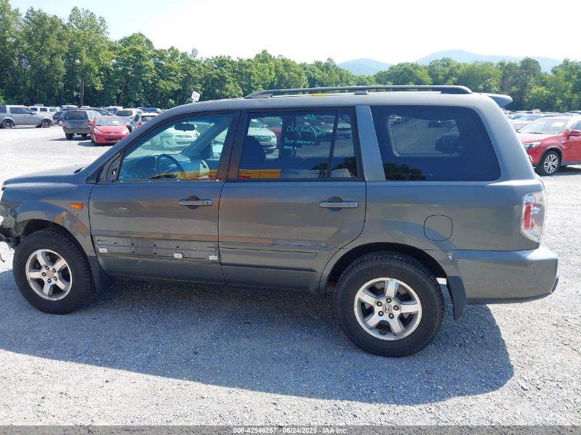 2007 Honda Pilot Ex VIN: 2HKYF18417H509431 Lot: 42546257
