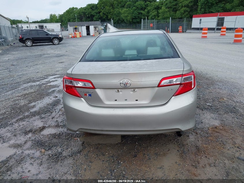 2013 TOYOTA CAMRY LE - 4T1BF1FK0DU276890
