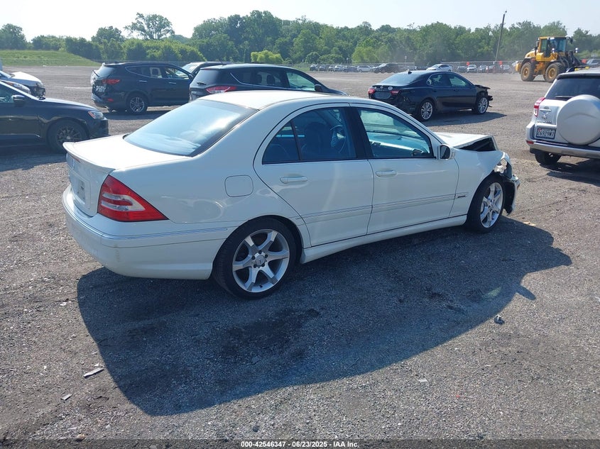 2007 MERCEDES-BENZ C 230 VIN: WDBRF52H57A932428