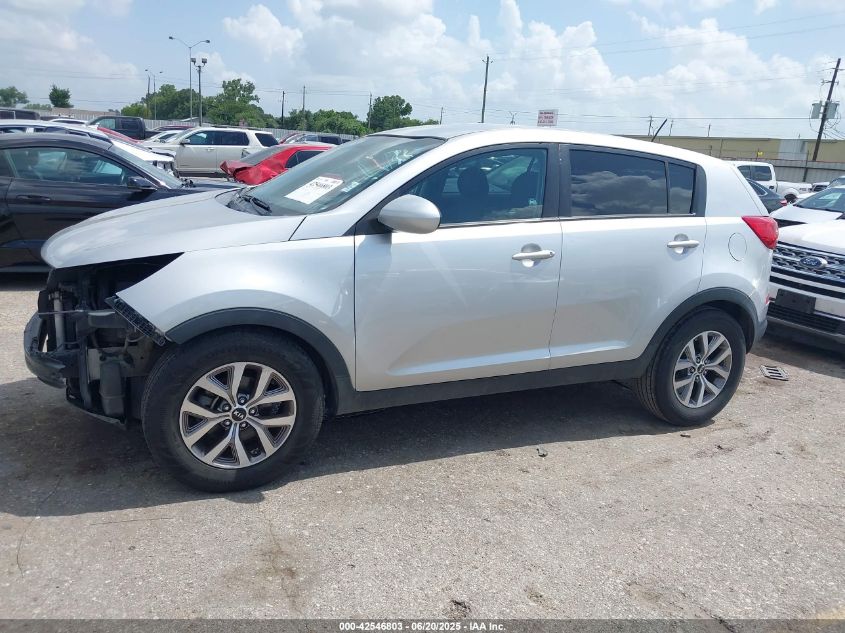 2016 Kia Sportage Lx VIN: KNDPB3AC6G7880349 Lot: 42546803